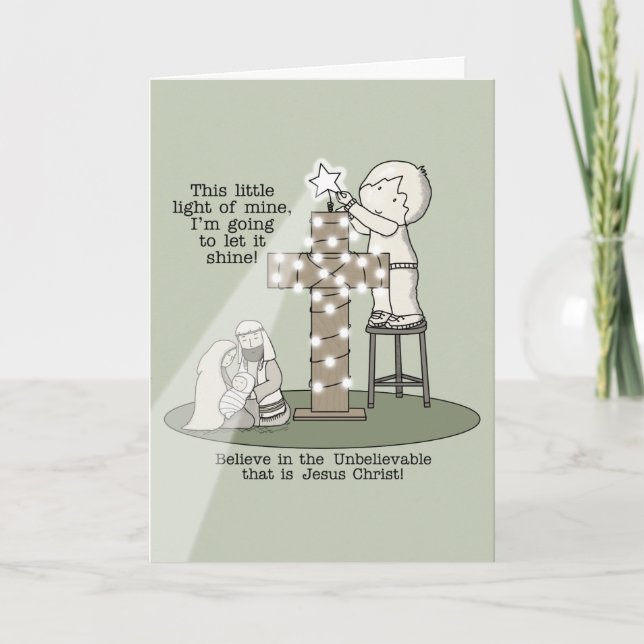 Cartão Luz da minha (Frente)