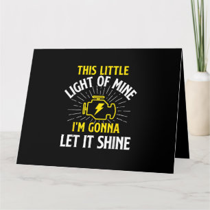 Cartão Luz de controle do motor - Mecânico automático da 