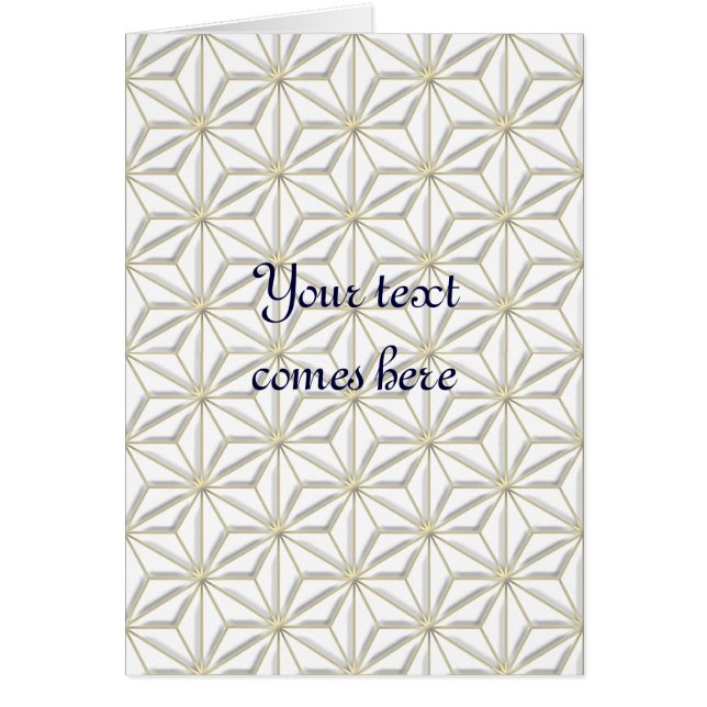 Cartão luz de estrelas douradas (Frente)