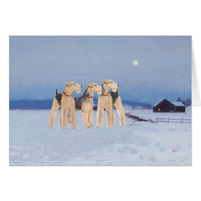 Cartão Luz de inverno (Frente Horizontal)