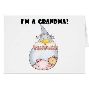 Cartão Luz de sol da vovó - Camisetas e presentes