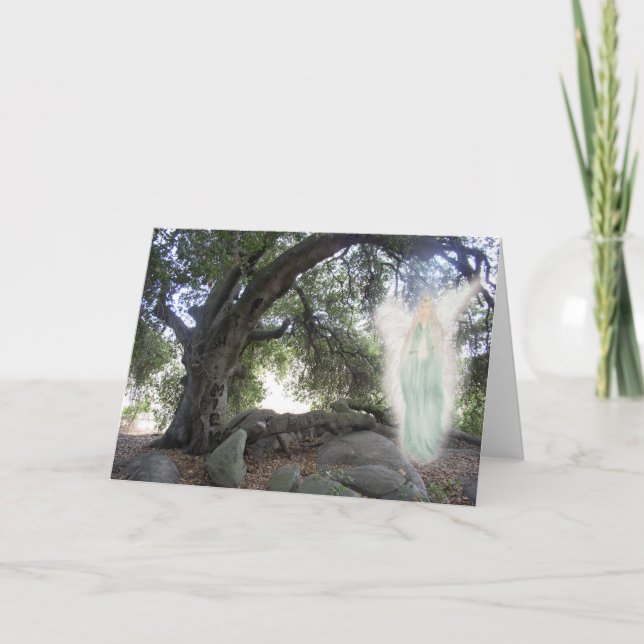 Cartão Luz do anjo (Frente)