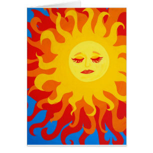 Cartão Luz do sol do bom dia