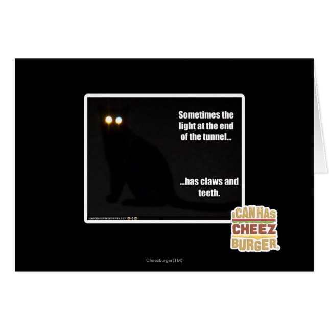 Cartão Luz na extremidade do túnel (Frente Horizontal)