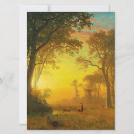 Cartão Luz na Floresta (por Albert Bierstadt)