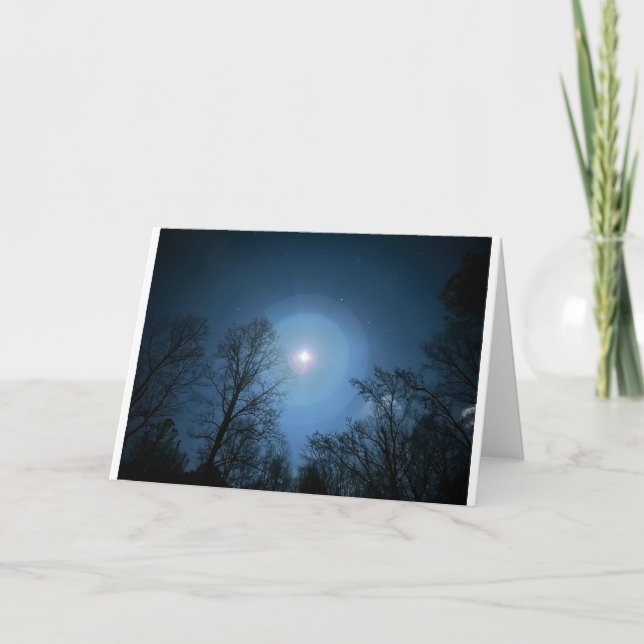 Cartão Luz Noturna, carta (Frente)
