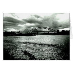 Cartão Luz sobre o porto