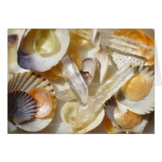 Cartão luz solar da praia