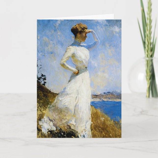 Cartão Luz solar por Frank Benson (Frente)