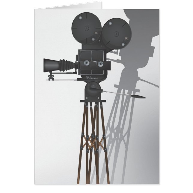 Cartão Luzes! Câmera! Ação! (Frente)