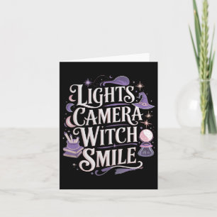 Cartão Luzes, Camera Witold Smile - Witeen Halloween