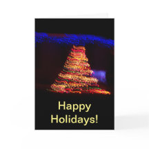 Luzes de árvore de Natal surreais