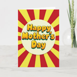 Cartão Luzes de Dia das Mães Card