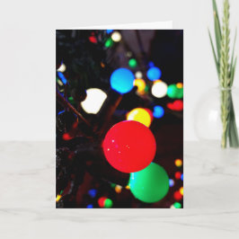 Cartão Luzes de Natal