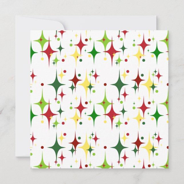 Cartão Luzes de Natal (Frente)