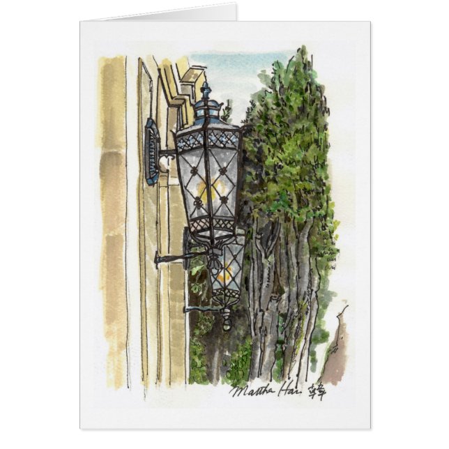 Cartão Luzes de rua (Frente)