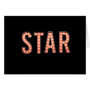 Cartão Luzes de sinalização STAR