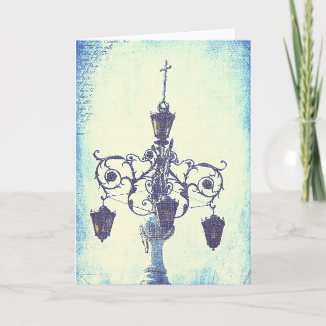 Cartão Luzes do Kansas City Plaza (Frente)