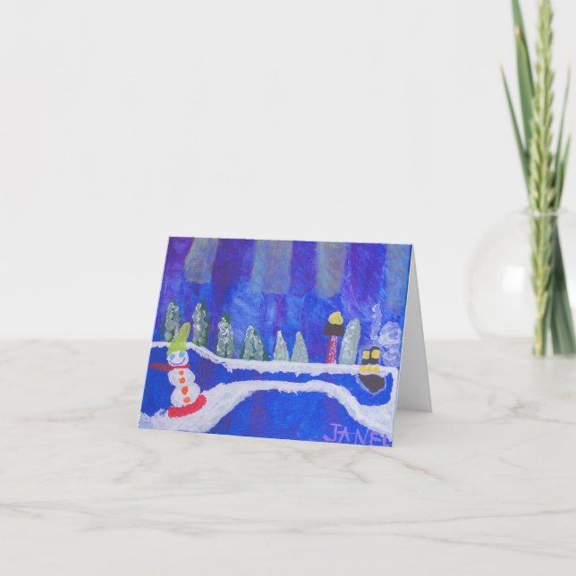 Cartão Luzes do norte (Frente)