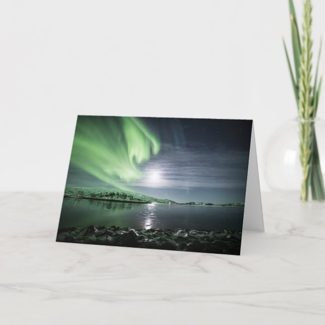 Cartão Luzes do norte (Frente)