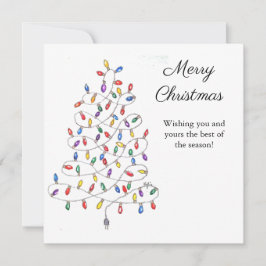 Cartão Luzes Festivas