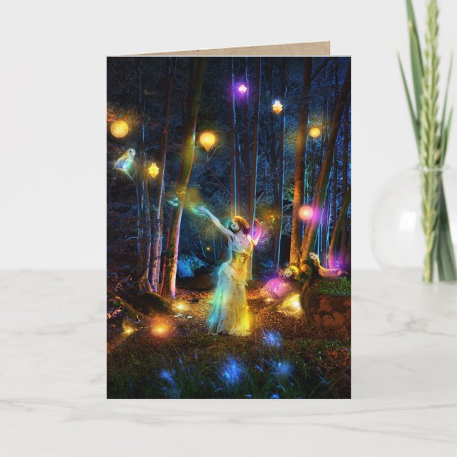 Cartão Luzes noturnas (Frente)