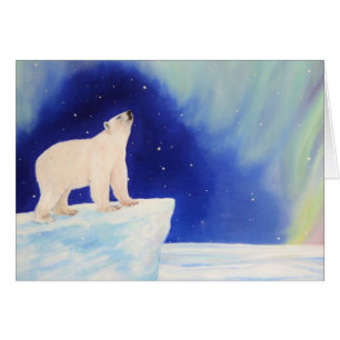Cartão Luzes polares