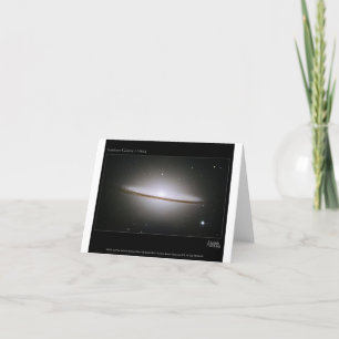 Cartão M104, a galáxia do Sombrero (NGC 4594)