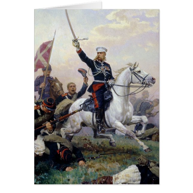 Cartão M.D. geral Skobelev no Russo-Turco (Frente)