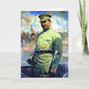 Cartão M. Frunze - Oficial do Exército soviético, Funda