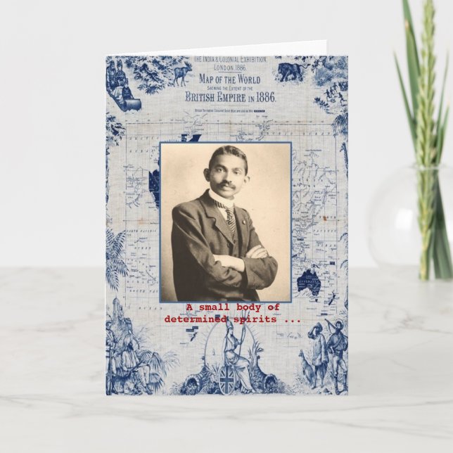 Cartão M. Gandhi (Frente)