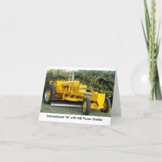 Cartão "M internacional" com o graduador do poder do MB