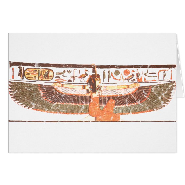 Cartão Maat- Nefertari tomb (Frente Horizontal)
