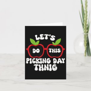 Cartão Maçã Picking Squad 2025 Fall Orchard Harvest