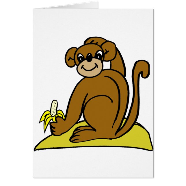 Cartão Macaco (Frente)