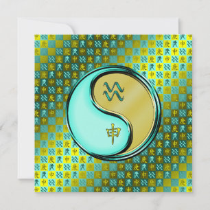 Cartão Macaco Aquário e Metal