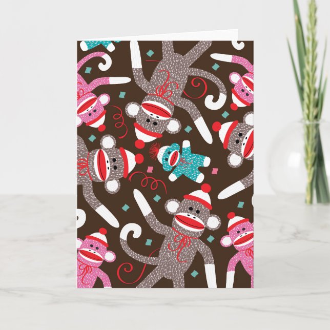 Cartão Macaco de Meia (Frente)