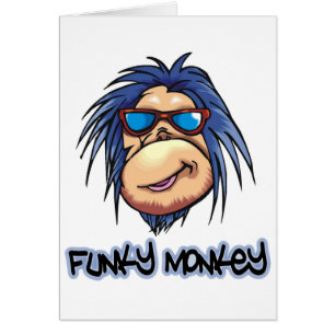 Cartão Macaco Funky