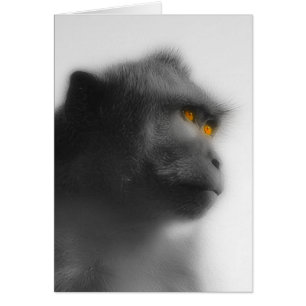 Cartão Macaco Penso