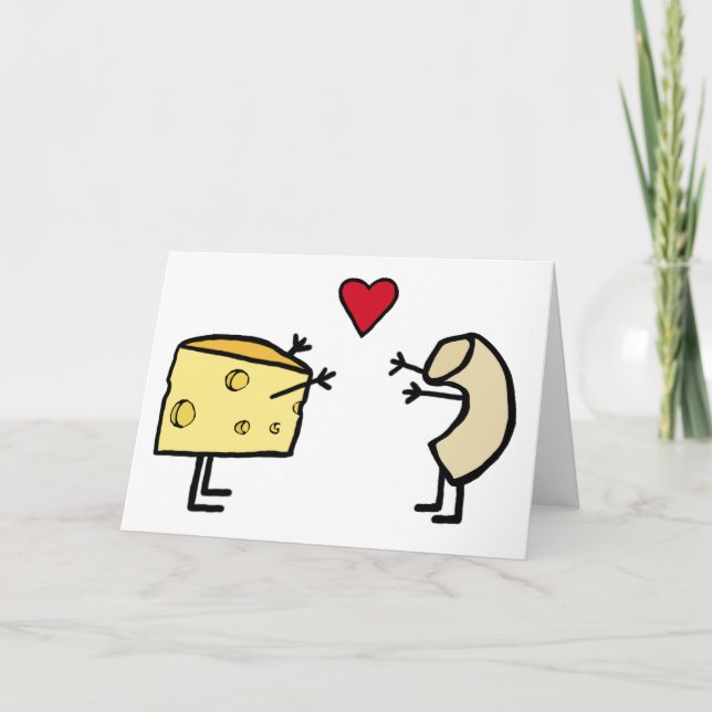 Cartão Macaroni e queijo (Frente)
