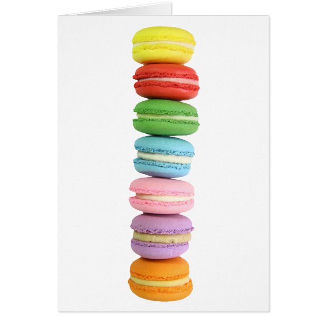 Cartão Macarons (Frente)