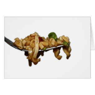 Cartão Macarronete do pote