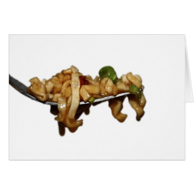 Cartão Macarronete do pote (Frente Horizontal)