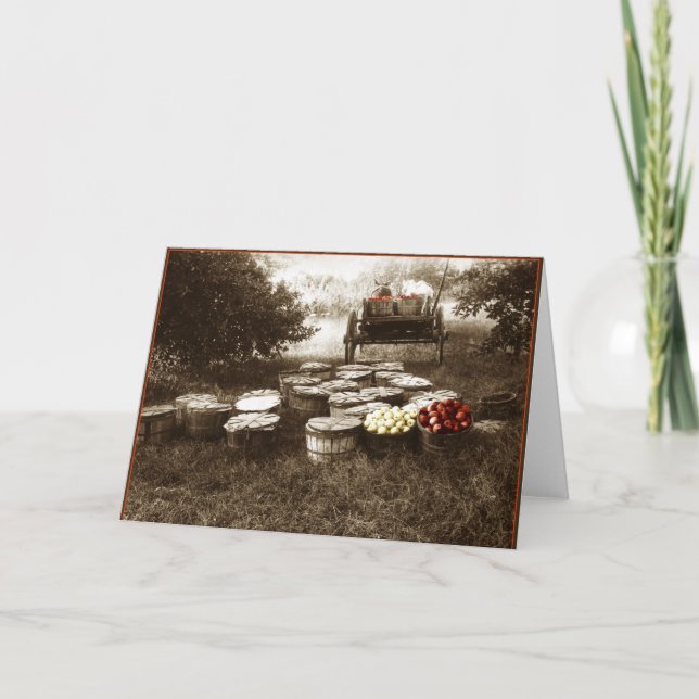 Cartão Maçãs (Frente)