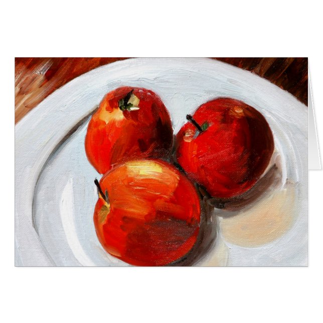 Cartão Maçãs (Frente horizontal)