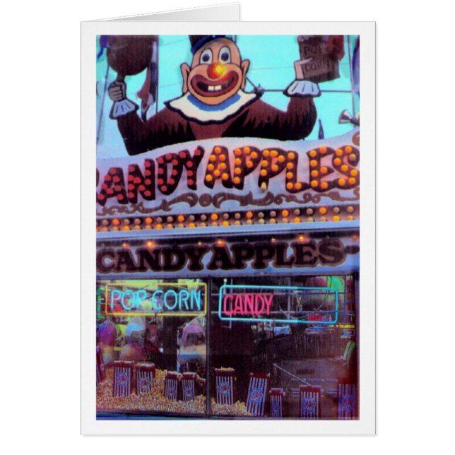 Cartão Maçãs De Doces (Frente)