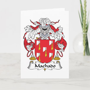 Cartão Machado Family Crest