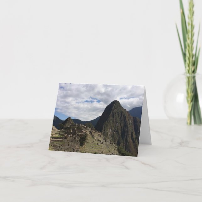 Cartão Machu Picchu Notecard (Frente)