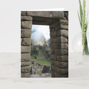 Cartão Machu Picchu, Peru