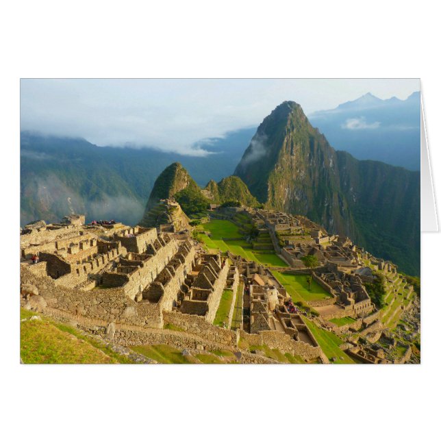 Cartão Machu Picchu, Vazio do Peru (Frente Horizontal)